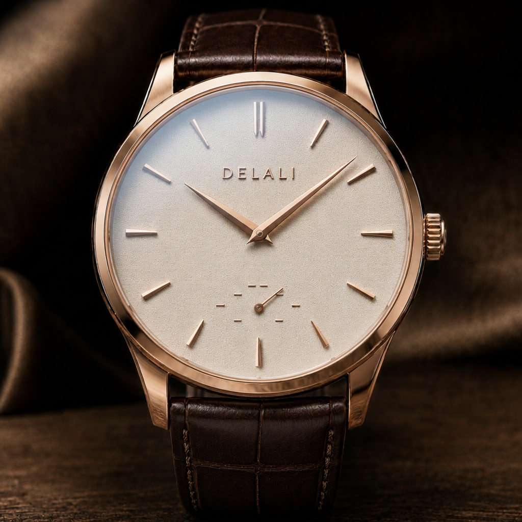 The Delevery — Rose Gold / Linen Silver
