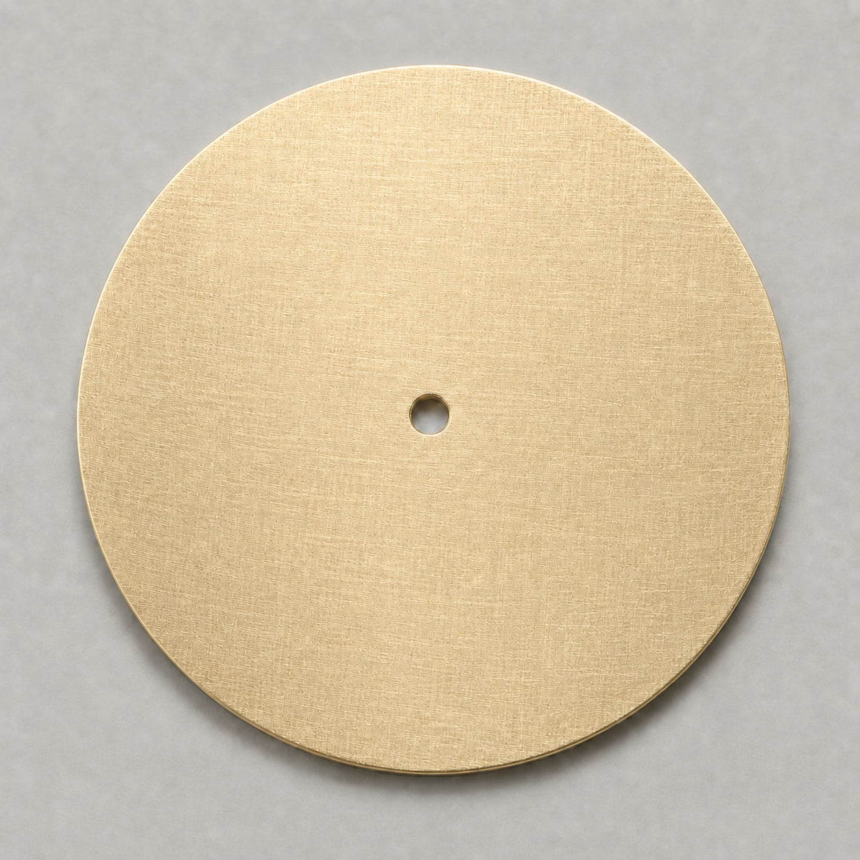 Champagne Linen — Brass with pale champagne wash
