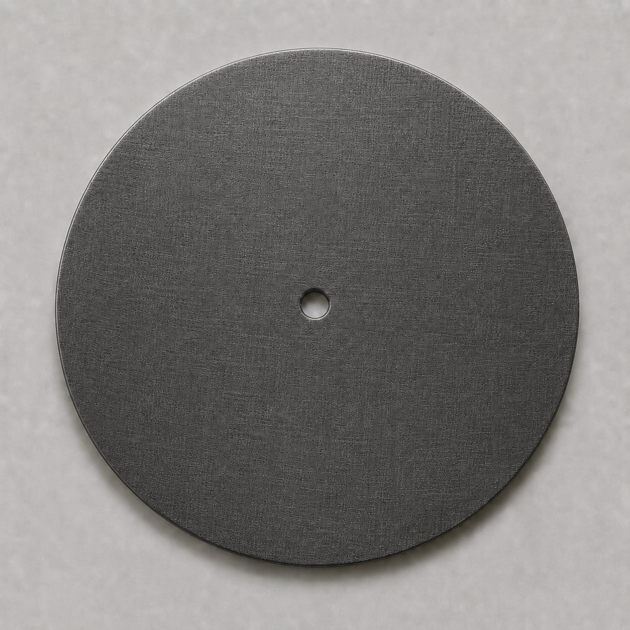 Charcoal Linen — Deep charcoal over heavy linen texture