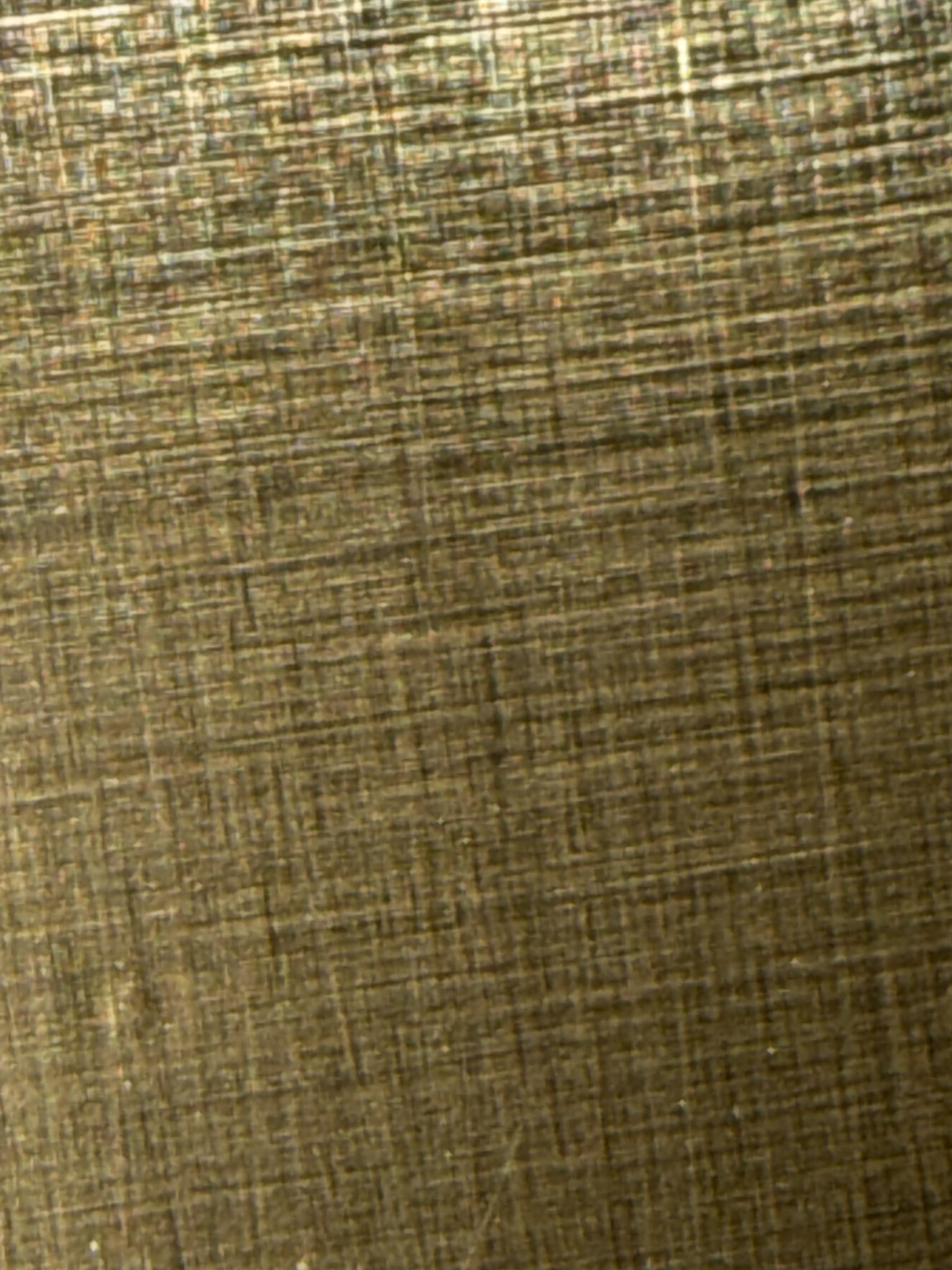 The same dial, magnified. The weave is deeper, though still not quite the result I want.